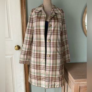 VINTAGE Y2K GAP plaid rain coat